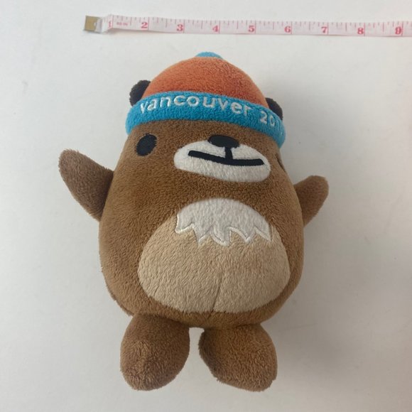 Vancouver 2010 Winter Olympics Canada Mascot Marmot Mukmuk 8" Plush - Picture 5 of 5